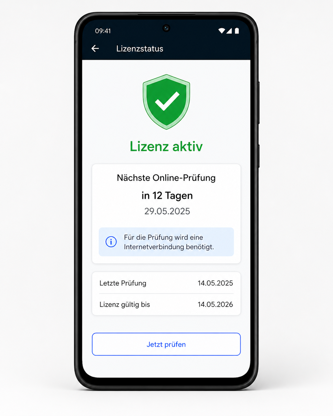Lizenzstatus